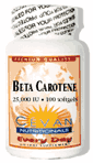 BETA CAROTENE 25.000 IU