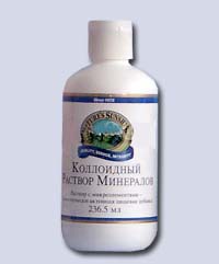 Коллоидный раствор минералов 236 мл - В нашем Интернет-магазине Вы можете купить продукцию компании НСП (NSP)  с доставкой на дом по Москве и всей России: цены представлены на сайте Vitolife / Отзывы о продуктах NSP (НСП)